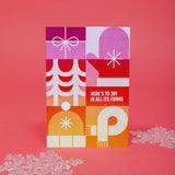 Super Graphic Cozy Greeting Card