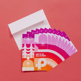 Super Graphic Cozy Greeting Card